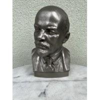 Biustas Lenin metalinis, sovietinis, tarybinių laikų. Skulptorius В. Сычев. 1960 m. Kaina 138