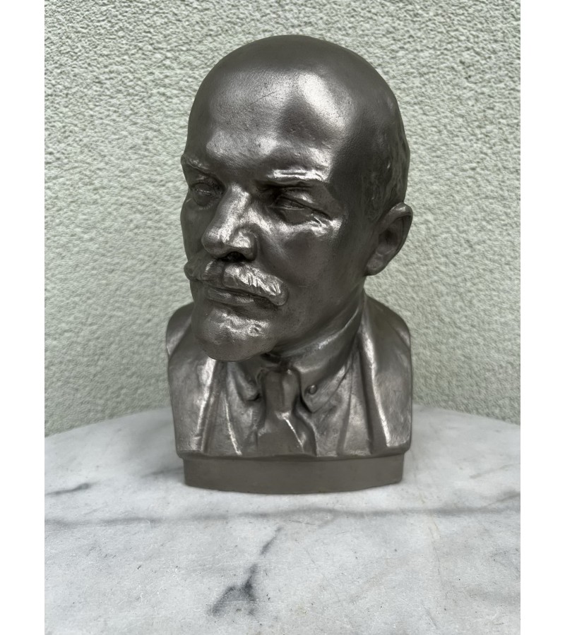 Biustas Lenino metalinis, sovietinis, tarybinių laikų. Skulptorius В. Сычев. 1960 m. Kaina 138