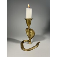Žvakidė bronzinė Kobra. Kaina 23