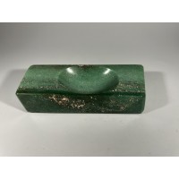 Malachito padėklas. Svoris 450 g. Kaina 18