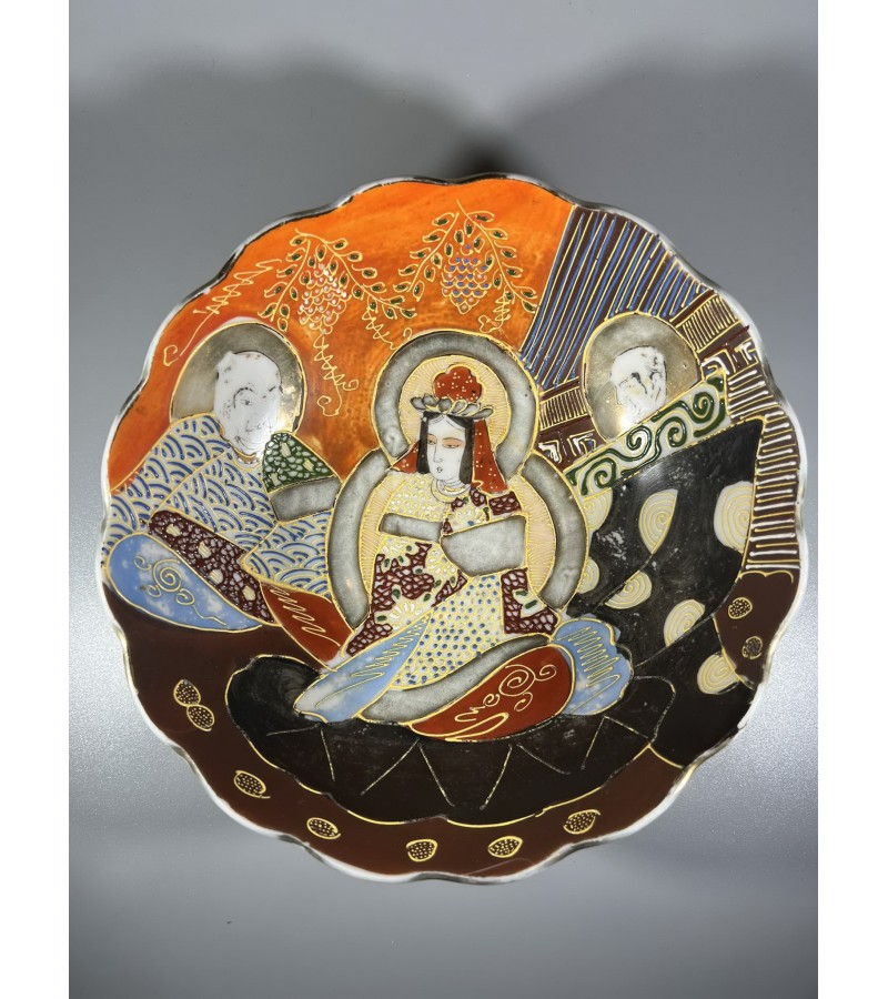 Dubuo porcelianinis tapytas Satsuma, japoniškas. Kaina 26