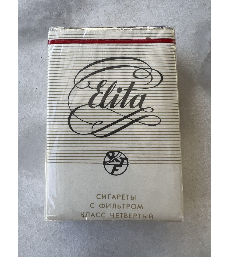 Cigaretės ELITA  Kolekcinės, sovietinės. Latviškos tarybinių laikų. Nenaudota. Kaina 23