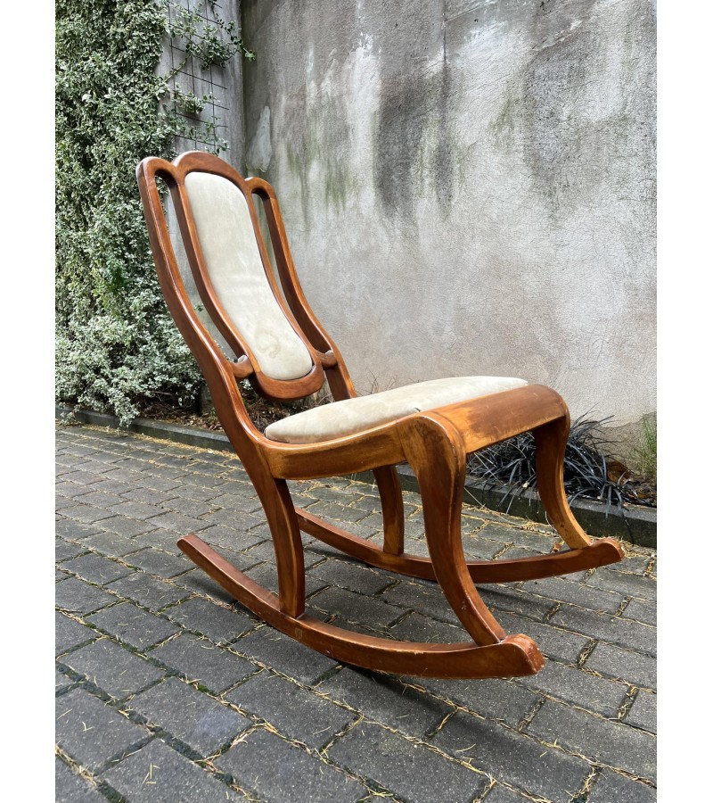 Supamas krėslas, kėdė antikvarinė, Biedermeier stiliaus, tvirta. Kaina 188