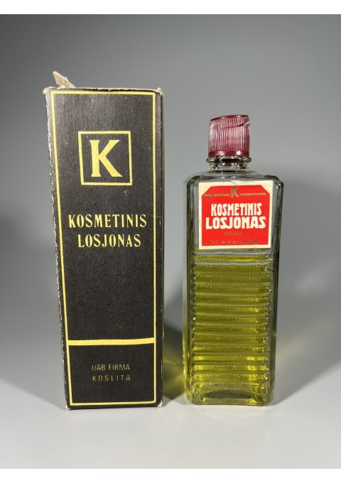 Kosmetinis losjonas veidui Nepriklausomybės atkūrimo laikų. 150 ml. Kaina 13