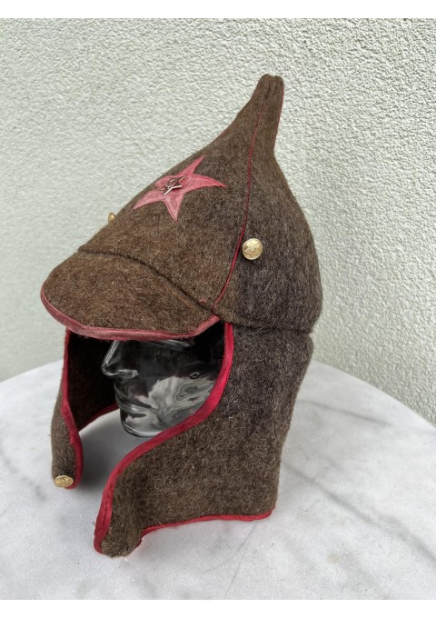 Budionovka, raudonarmiečio kepurė sovietinė. Kaina 63