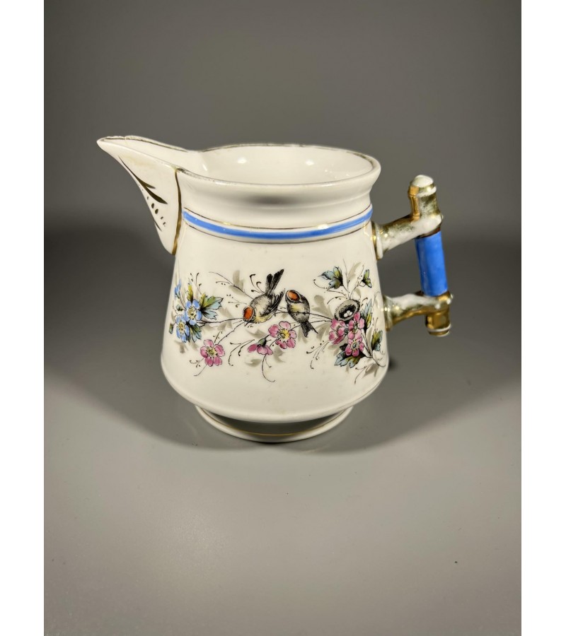 Indas, ąsotėlis porcelianinis grietinėlei, pienui antikvarinis C.T. CARL TIELSCH ALTWASSER, 1870-1900 m. Kaina 16