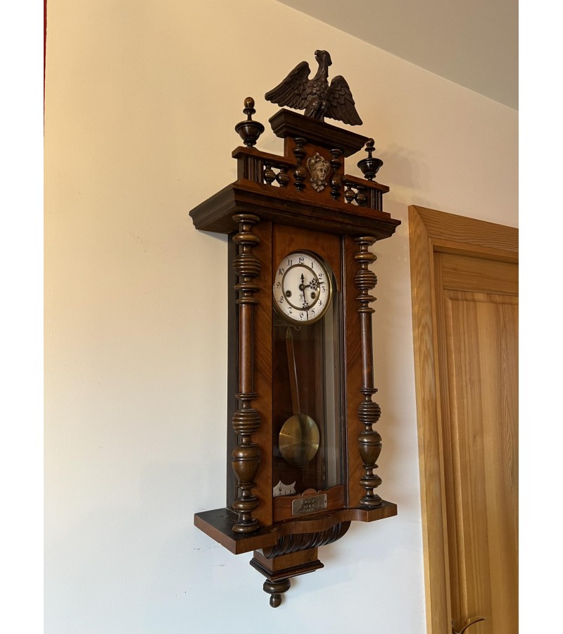 Laikrodis antikvarinis GUSTAV BECKER. 1909 m. Veikiantis, patikrintas laikrodininko. Kaina 238