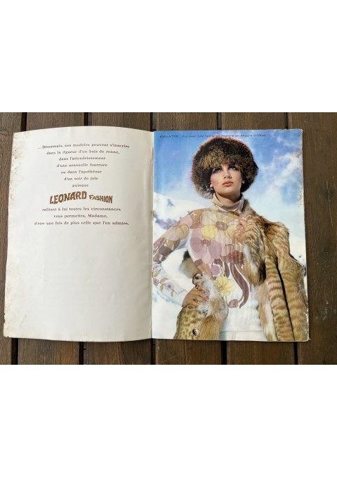 Madų žurnalas Leonard Fashion.  Paris. France. 1968 m. Kaina 32