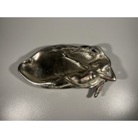 Padėkliukas, muilinė Art Nouveau stiliaus, Nuoga moteris-undinė. Svoris 600 gr. Kaina 53