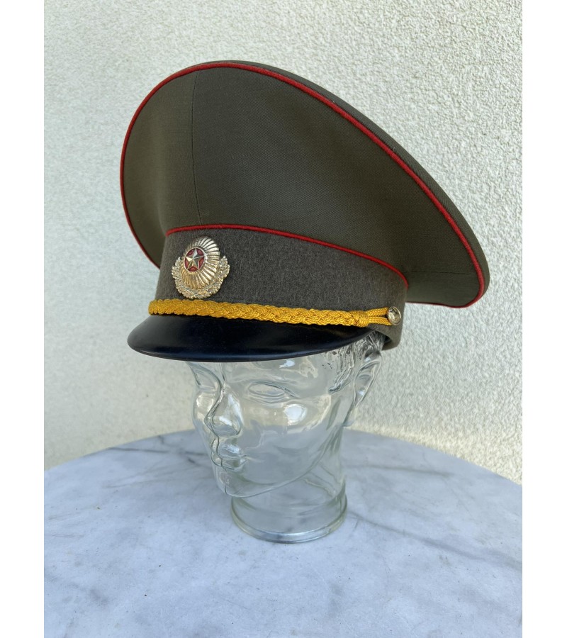 Kepurė uniforminė, kariška, sovietinė, tarybinių laikų. Dydis 58. Kaina 43