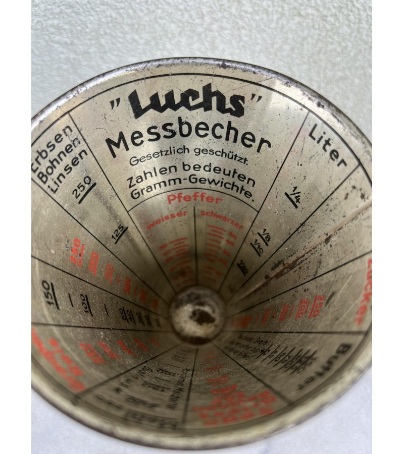 Matas produktų naudojamas virtuvėje, antikvarinis. Luchs, Vokietija. Kaina 28