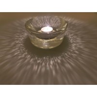 Žvakidė, indas ledo tekstūros krištolas Mid Century Modern stiliaus. Svoris 1,3 kg. Suomija. Kaina 33