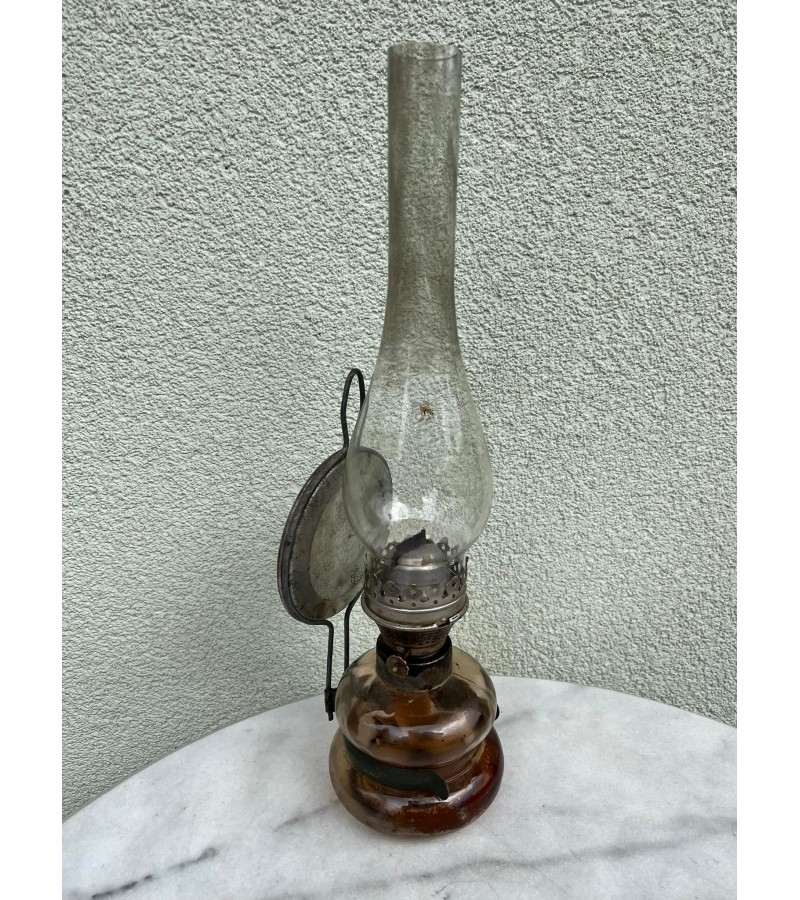 Žibalinė lempa antikvarinė, pakabinama, pastatoma. Kaina 32
