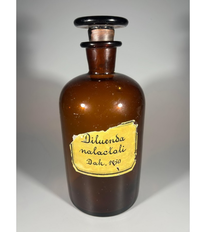 Butelis, buteliukas vaistinės, vaistų antikvarinis. 1000 ml.  Kaina 32