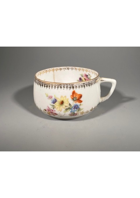 Puodelis porcelianinis, antikvarinis, tapytas Gardner fabrikas, Гарднер. 1830-1870 m. Talpa 90 ml. Kaina 23