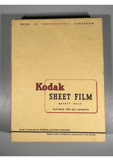 Kodak Sheet Film Super -XX Panchromatic. Antikvarinė lakštinė juosta. Nenaudota, dėžutė neatidaryta. Kaina 53