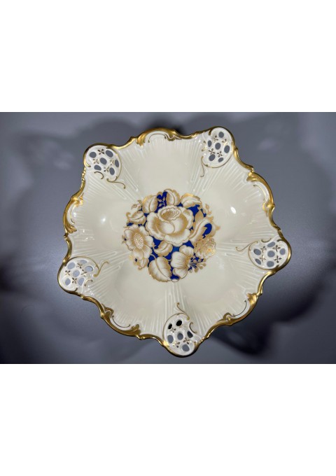 Lėkštė, dubuo porcelianinė, antikvarinė Ph. Rosenthal & Co Kronach Moliere. 1901-1933 m. Kaina 43