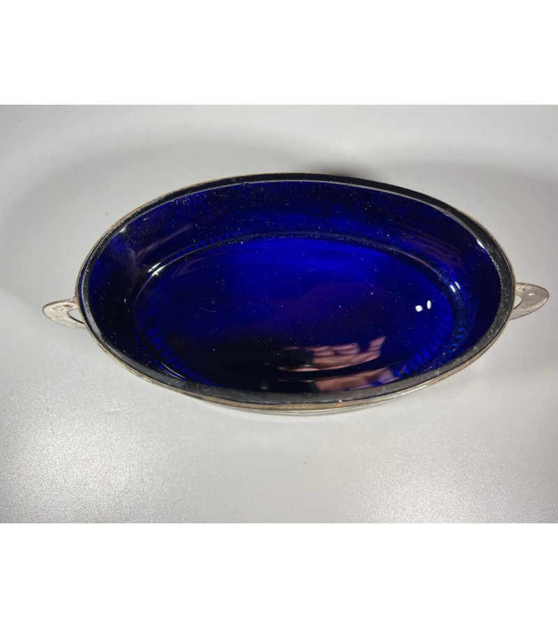 Indas mėlynu stiklu, antikvarinis. Kaina 28