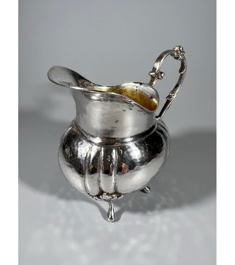 Indas, ąsotėlis sidabrinis, antikvarinis grietinėlei, pienui, padažams. 3 karūnos (Praba 830). Švedija. Svoris 133 g. Kaina 187