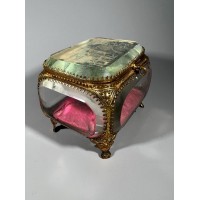 Dėžutė, skrynelė antikvarinė prancūziška Vieux Paris Saint-Jean de Lateran, 1850 m. Belle epoque laikotarpis. Kaina 163