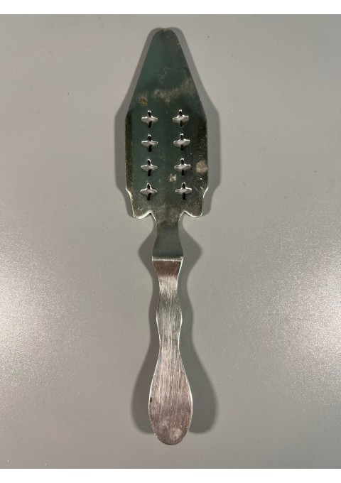 Absento šaukštelis, šaukštas (Absinthe spoon) sidabrinis, antikvarinis. Svoris 31 g. Kaina 63