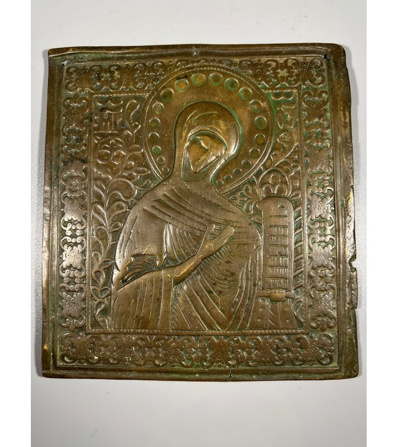 Plaketė antikvarinė, varinė stačiatikių, krikščionių ortodoksų, pravoslavų  Kaina 137
