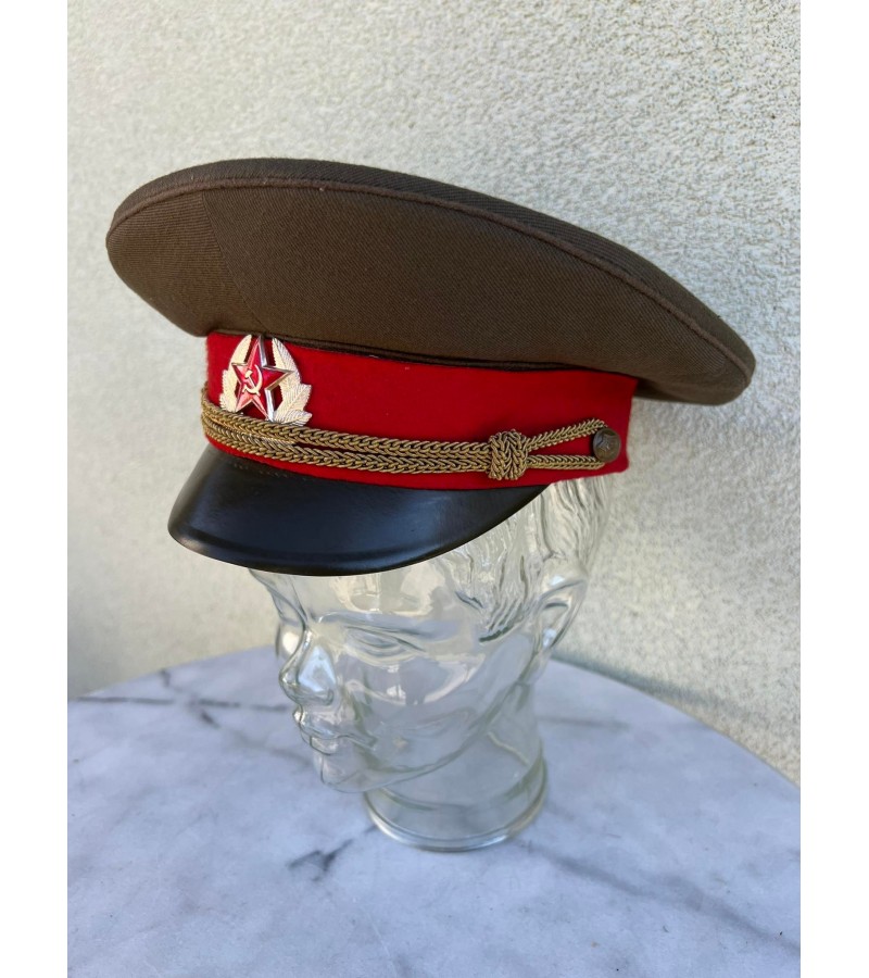 Kepurė uniforminė, kariška, sovietinė. Dydis 57. Kaina 42