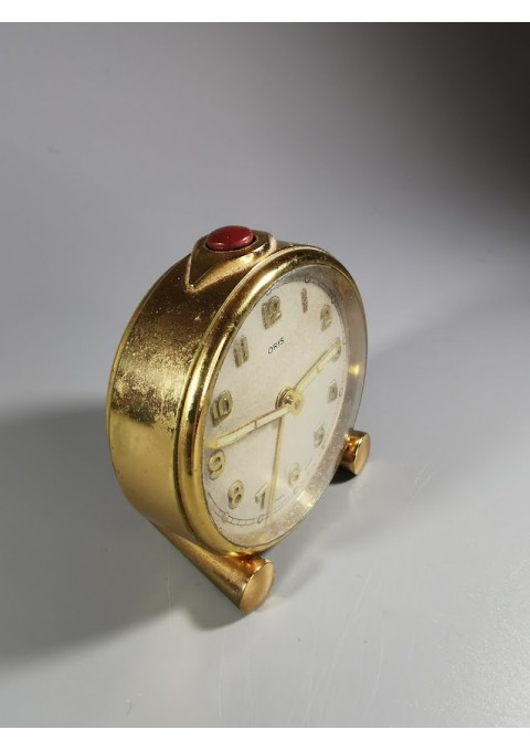 Laikrodis žadintuvas vintažinis Oris Swiss Made. Šveicarija. Veikiantis. Kaina 32