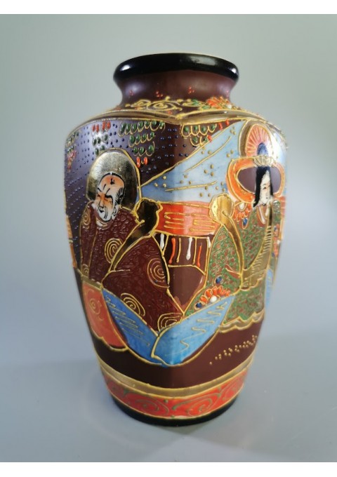 Vaza Satsuma porcelianinė, japoniška, antikvarinė, Kaina 42