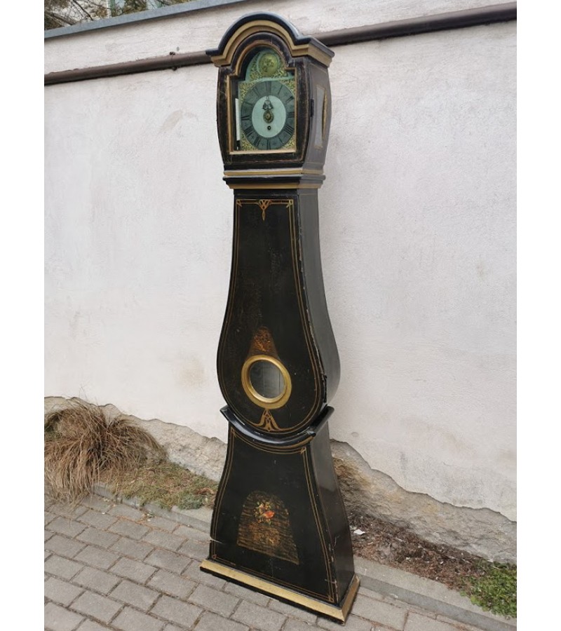 Laikrodis pastatomas, antikvarinis. XIX a. pr. Kaina 387