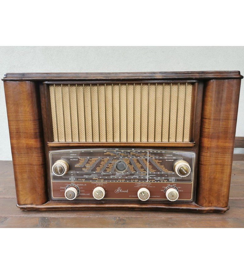Radija, radio Linnet & Laursen LL: Monark FM-AM 562. 1958 m. Kaina 96