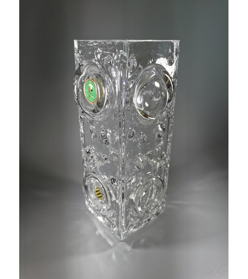 Vaza Mid Century Modern stiliaus, stiklinė. Kaina 22