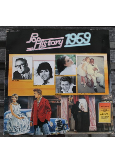 Plokštelės vinilo 13 vnt. POP HISTORY. POP ISTORIJA 1959-1984 (26 LP), Various, LP vinilo 12 "plokštelės. Kaina 127 už visas.