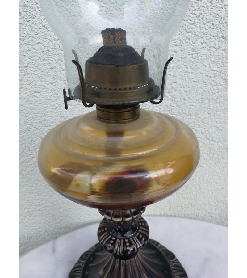Lempa žibalinė, antikvarinė, veikianti. Kaina 42