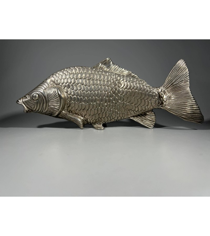 Servetėlių laikiklis - Žuvis, antikvarinė, metalinė. Kaina 43