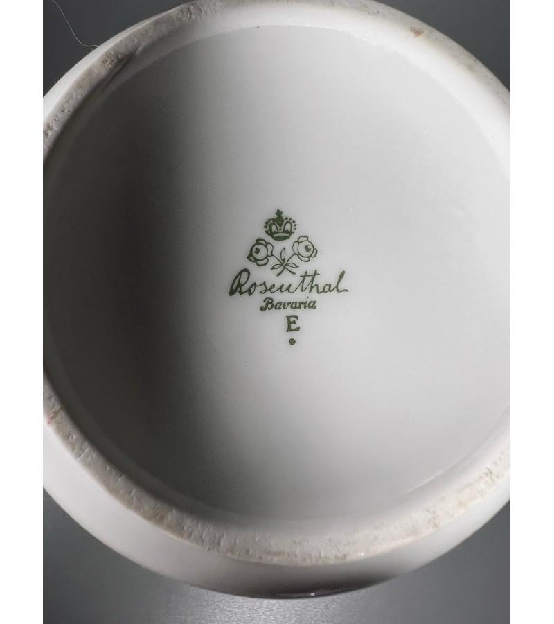 Arbatinukas, kavinukas porcelianinis, antikvarinis. Rosenthal, Bavaria E. 1933 m. Kaina 28