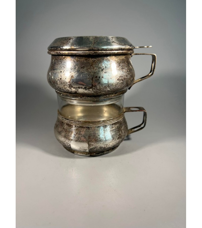 Indas arbatai plikyti sidabruotas, antikvarinis. Kaina 36
