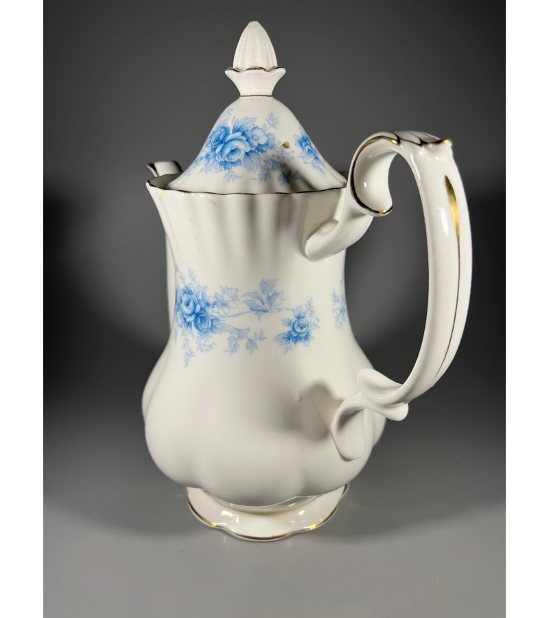 Arbatinis, kavinukas porcelianinis Royal Albert, Bone China, England, WINDSOR ROSE. Kaina 36