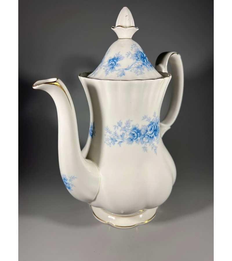 Arbatinis, kavinukas porcelianinis Royal Albert, Bone China, England, WINDSOR ROSE. Kaina 36