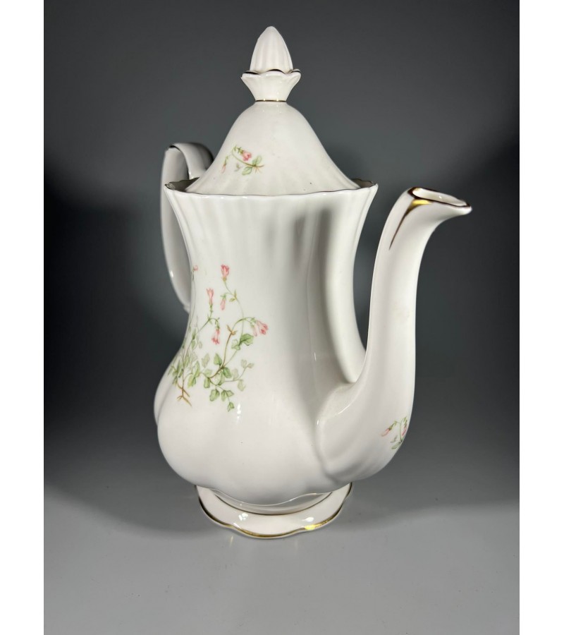 Arbatinis, kavinukas porcelianinis Royal Albert, Bone China, England, NORDIC FLOWER.  Kaina 36