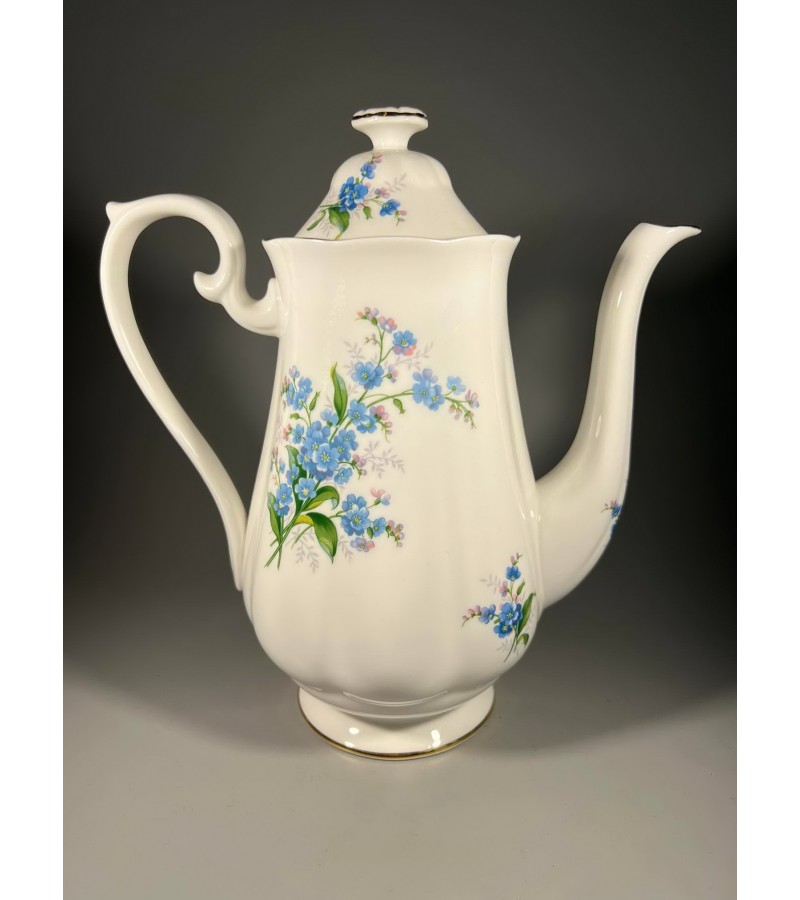 Arbatinukas, kavinukas porcelianinis Royal Albert, Bone China, England, FORGET ME NOT. Kaina 36