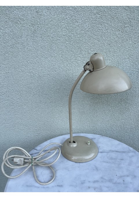 Lempa stalinė Bauhaus, Industrial stiliaus 6556 Table Lamp by Christian Dell for Kaiser Idell / Kaiser Leuchten, 1930s. Veikianti. Kaina 287