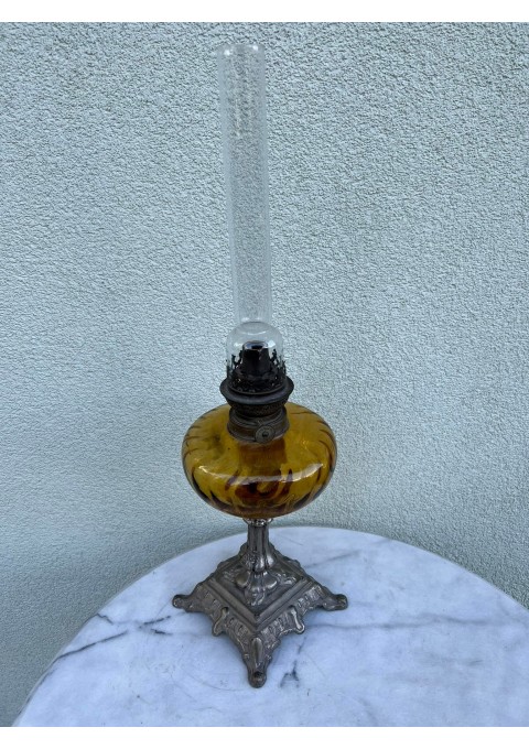 Žibalinė lempa antikvarinė. Prancūzija. Kaina 93