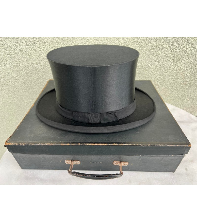Cilindras (skrybėlė) sustumiamas, antikvarinis, originalioje dėžėje. Patria. Vokietija. Kaina 117