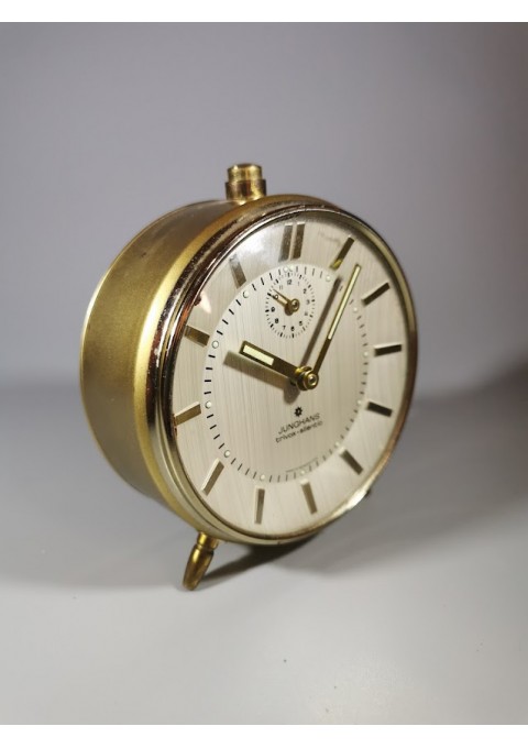 Laikrodis žadintuvas Junghans Trivox-silentic. Made in Germany. 1950-60 m. Mid century modern stilius. Veikiantis. Kaina 83