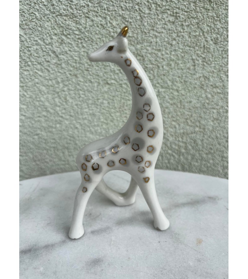 Statulėlė porcelianinė Žirafa, tarybinių, sovietinių laikų. Gamintojas Полоне ЗХК. Kaina 28