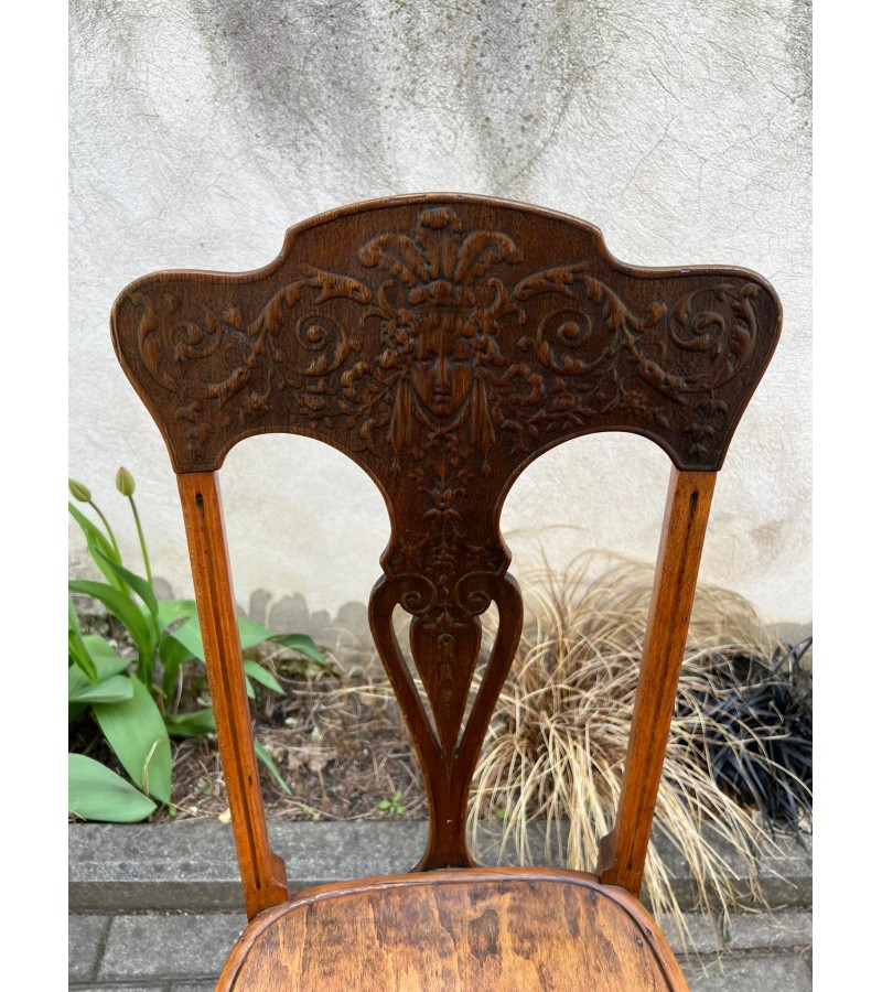 Kėdė antikvarinė, Art Nouveau, Jugendstil stiliaus. Kaina 87