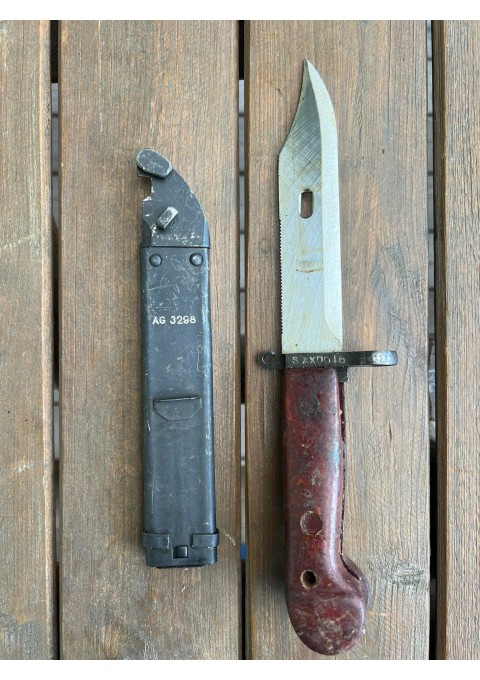 Durtuvas su makštim, dėklu, Bayonet AKM, tarybinių laikų Čekoslovakija. Originalas. Kaina 73