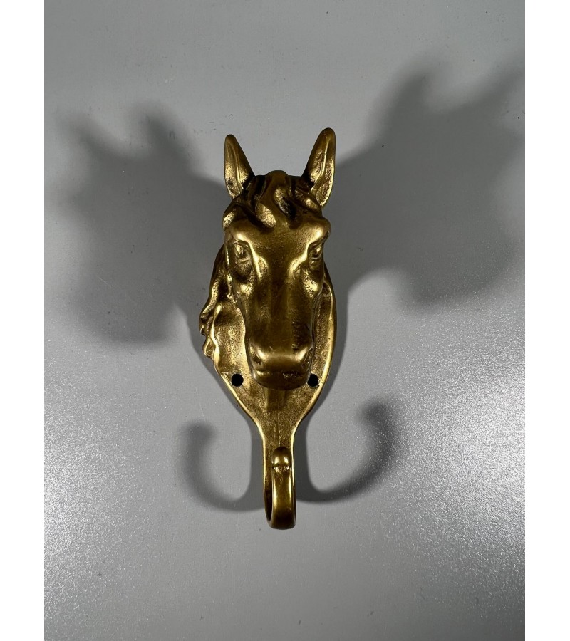 Kabykla bronzinė - arkliukas, antikvarinio stiliaus. Kaina 28