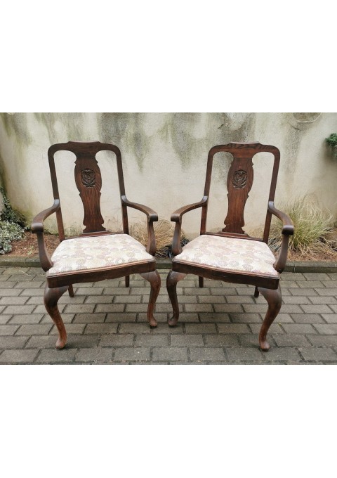 Krėslai, kėdės Biedermeier stiliaus antikvariniai, darbo kambario kėdės. 2 vnt. Kaina po 138